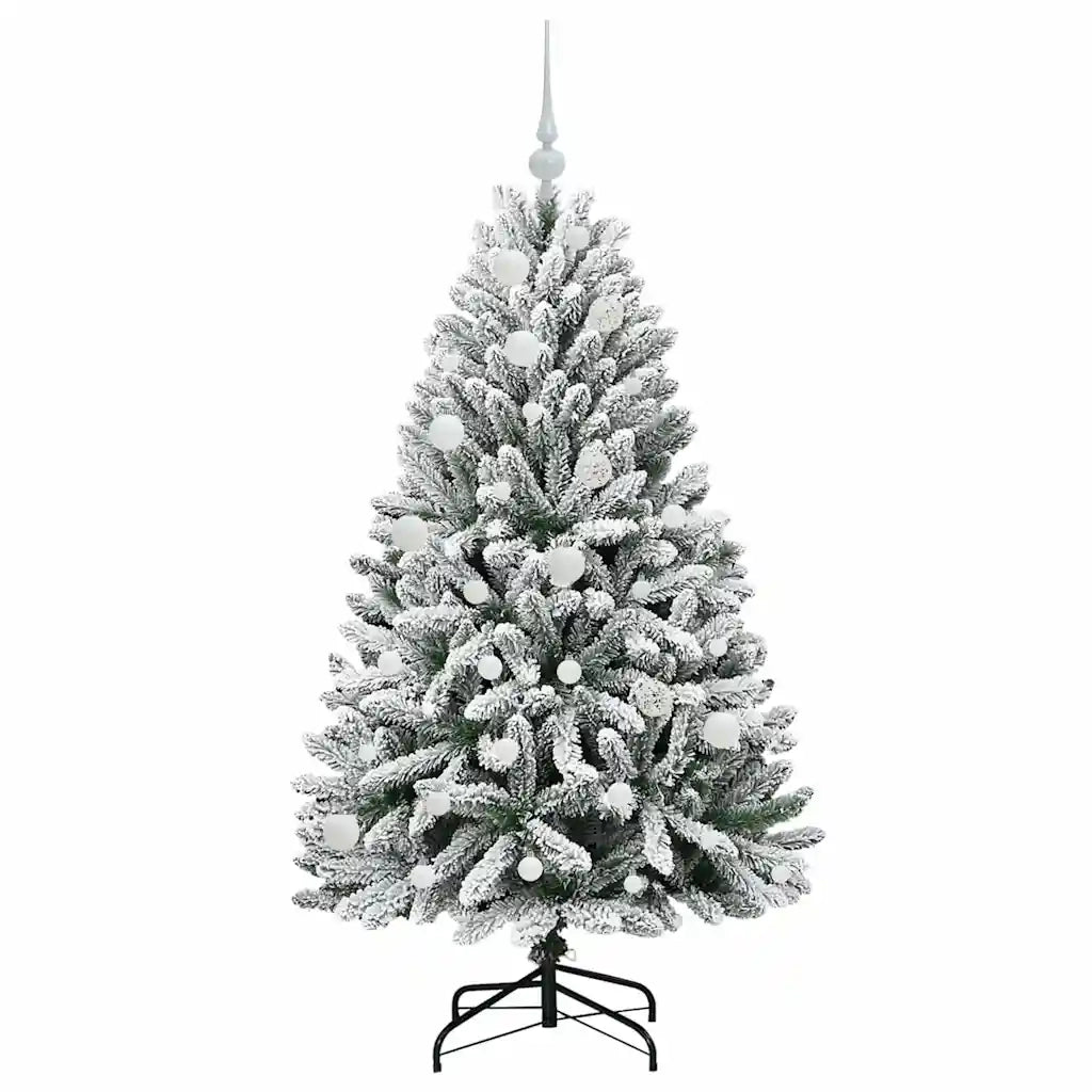 Albero di Natale artificiale 150 cm 150 LED Bianco caldo 3395742