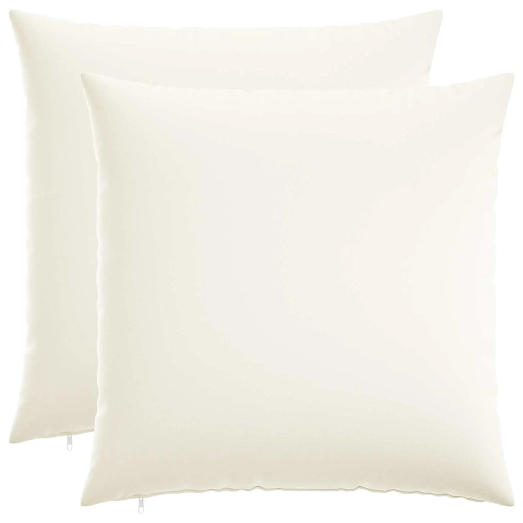 Federa 2 pz HEERLEN Bianco 65 x 65 cm Tessuto 912865