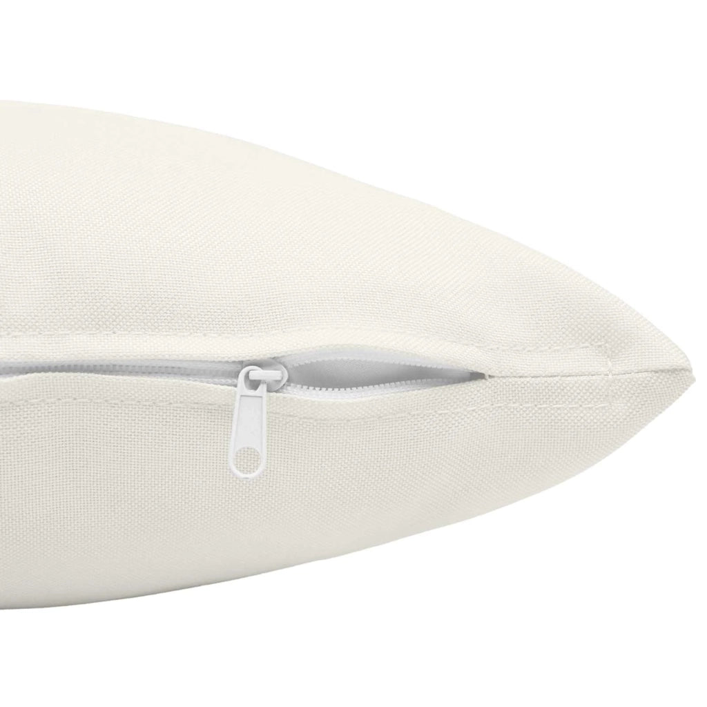 Cuscino con cuscino HEERLEN 6 pz Bianco Tessuto 923498