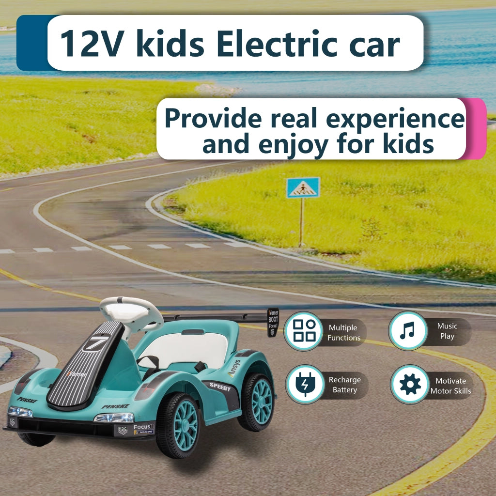 Go Kart Elettrico per Bambini ¨C Xylo ¨C 12V con Telecomando e Cintura di Sicurezza