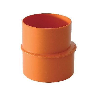 AUMENTO IN PVC ARANCIO- Diam. 40F x 125M- senza- pezzi 1