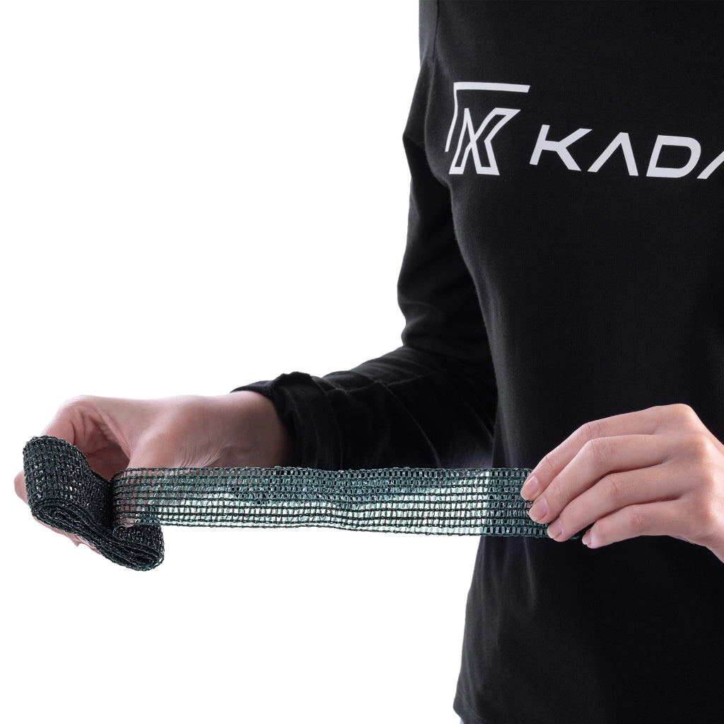 Nastro per piante KADAX verde, larghezza 3,3 cm