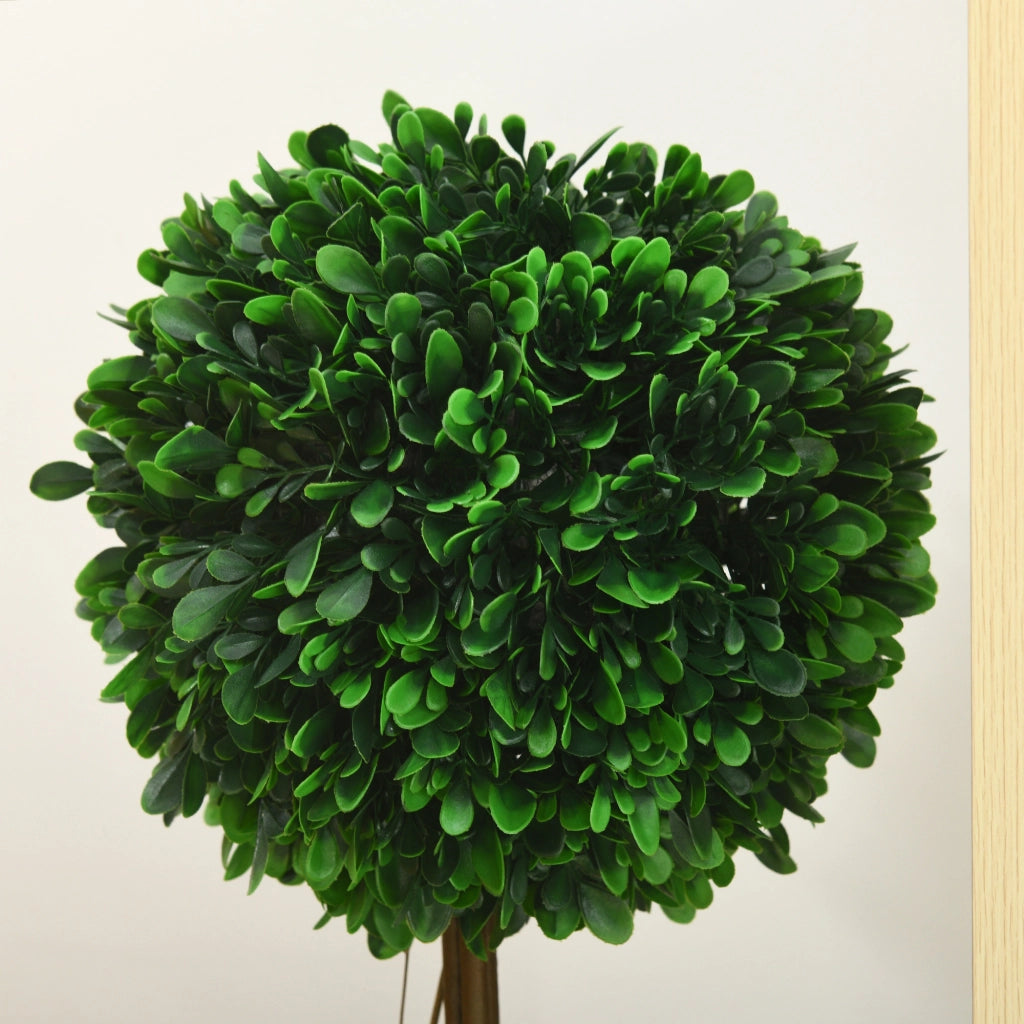 Set 2 Piante Finte Alberi di Bosso per Interni ed Esterni con Vaso ¨C Minimal ¨C ?28x60cm