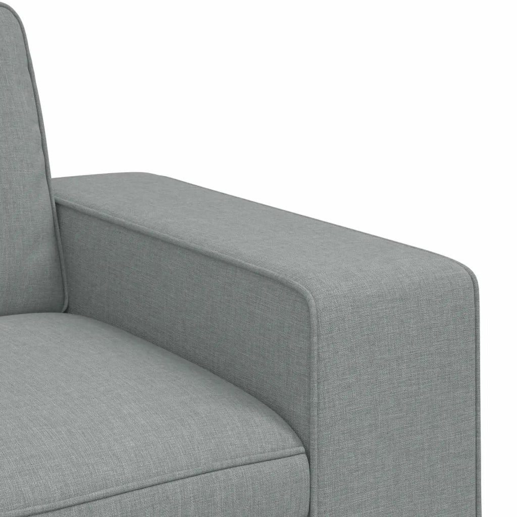 Set di divani 2 pcs Grigio chiaro 162 x 80 x 82 cm Tessuto 3407500