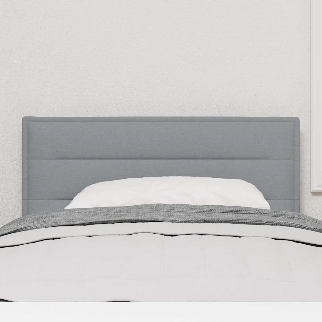 Testiera | Testata Grigio chiaro 90 cm Tessuto