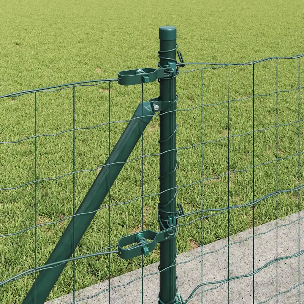 Recinzione con Posto Verde 0,6 x 50 m Acciaio e PVC 3350890