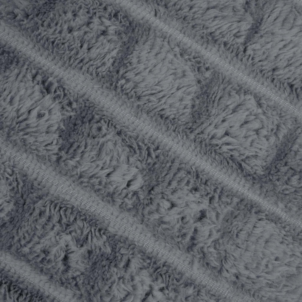 Coperte da Pile 6 pcs Grigio scuro 240 x 220 cm Panno 42016951