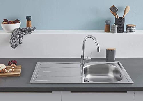 Monocomando per Lavello con Bocca Girevole Bauedge Grohe Cromo