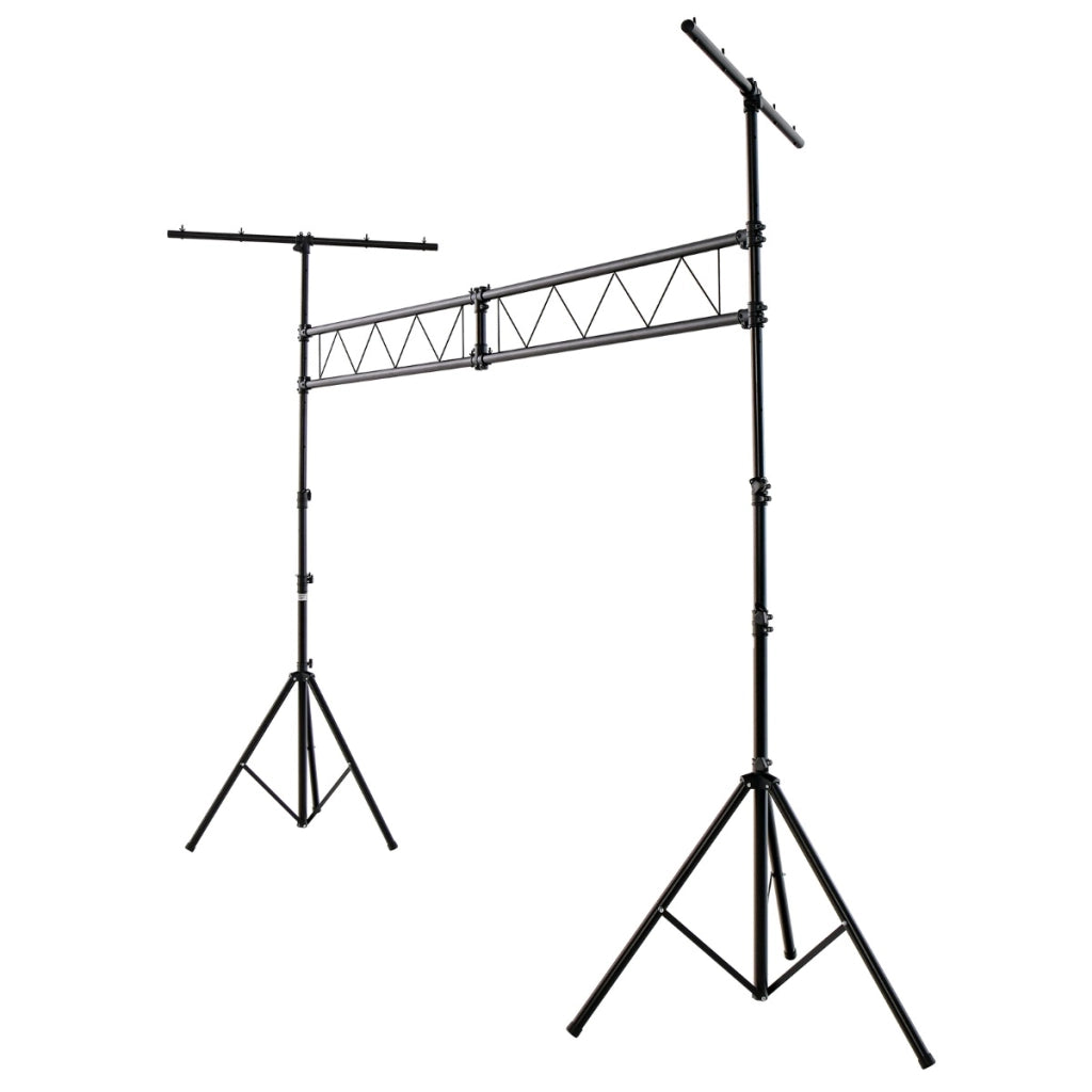 Sistema per illuminazione DJ portatile da 350cm, Supporto per luci in metallo con altezza regolabile capacit¨¤ 100kg
