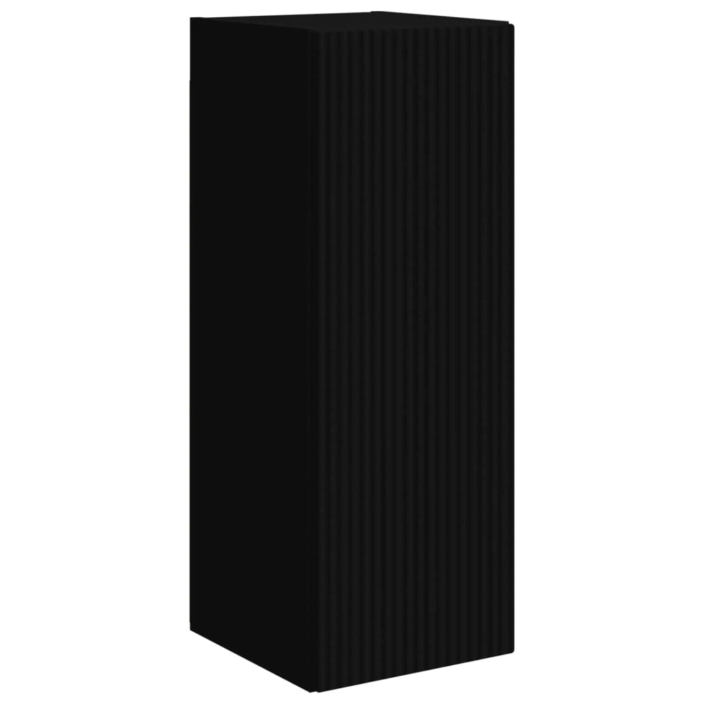 Set mobile TV 4 pcs Nero Legno multistrato 3409160