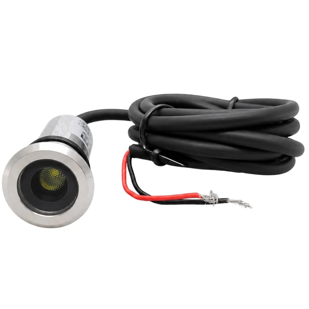 Faretto led incasso pavimento in acciaio inox silver *** temperatura colore lampada 30000k blue intenso, confezione 1