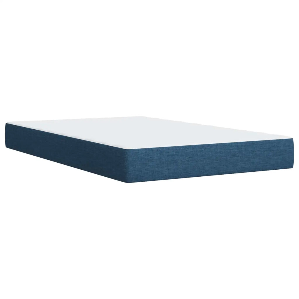 Letto ottomano con materasso Blu 120 x 200 cm Tessuto 3457403