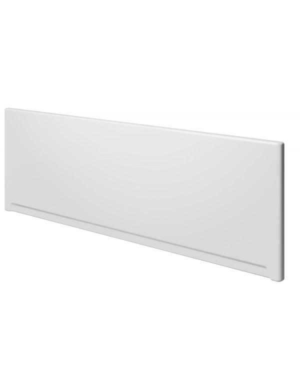 Grembiule vasca frontale universale 190x57 cm in acrilico bianco