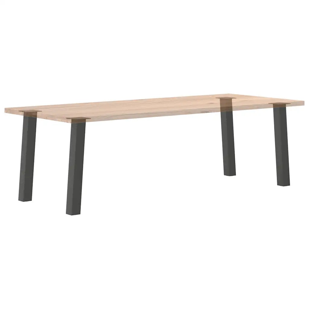 Pieds de table console 4 pièces Anthracite 72 cm Acier
