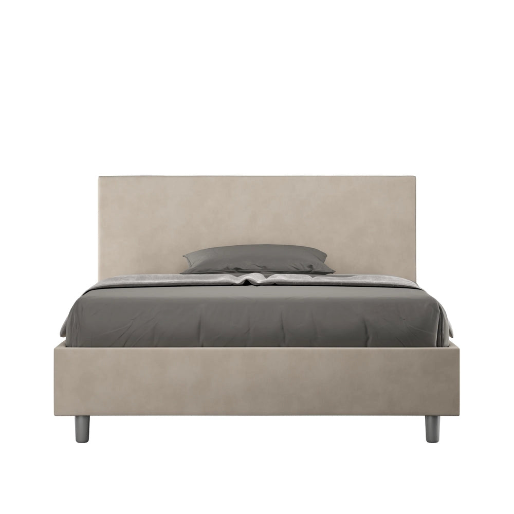 Letto Matrimoniale Large 180x190 cm con Rete Adele Sabbia