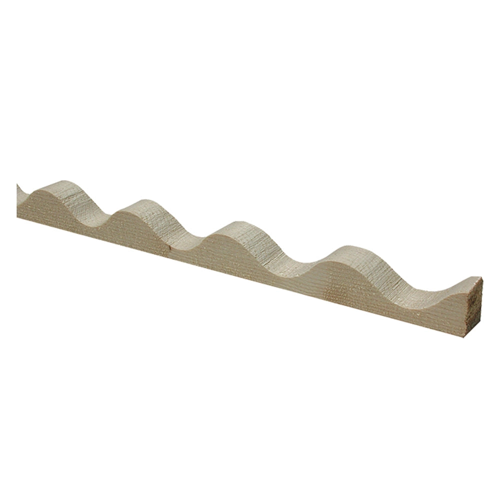Profilo in Legno Ondulato 200 cm