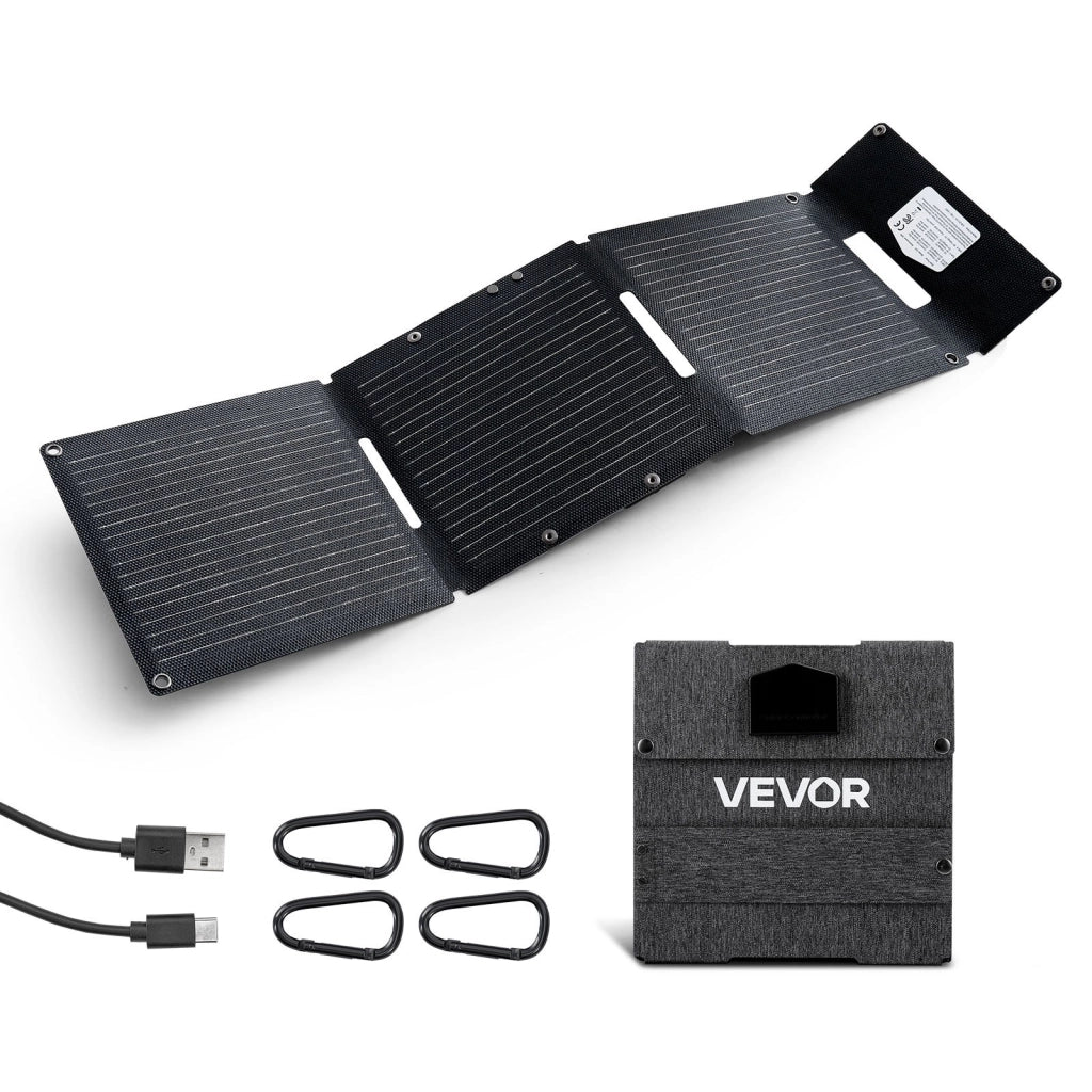 Pannello Solare Pieghevole 30W S30 Portatile Monocristallino Tipo N con USB Type-C IP65 per Campeggio Trekking