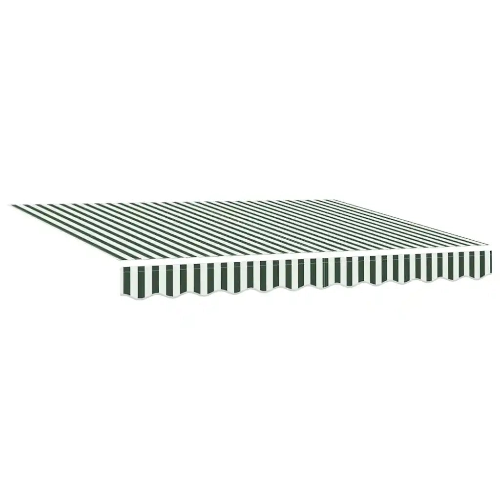 Telo di ricambio per tenda da sole Verde e Bianco 280 x 195 cm 42000653