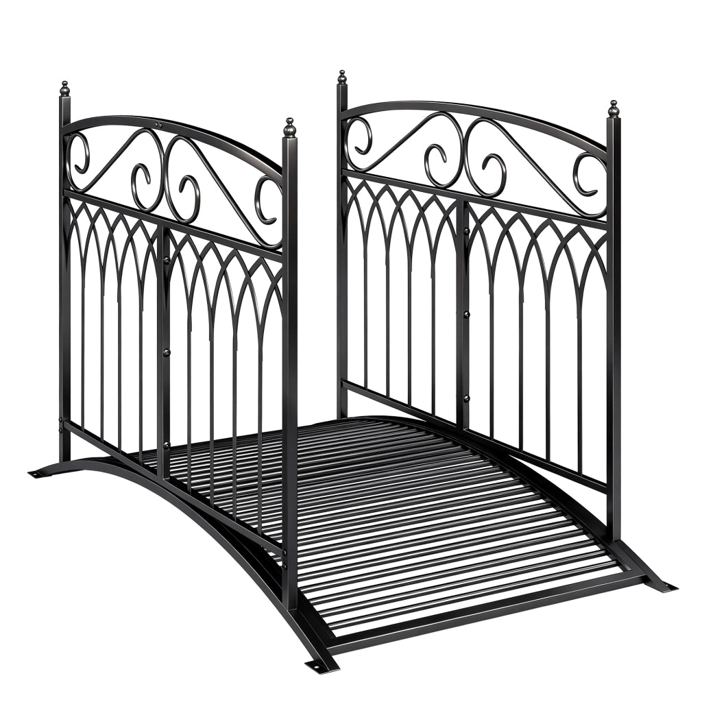 Ponte da Giardino in Metallo ¨C Minimal ¨C Antracite 135.5 cm