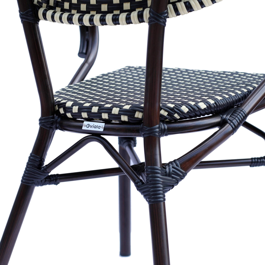 Oviala - Poltrona in alluminio nero