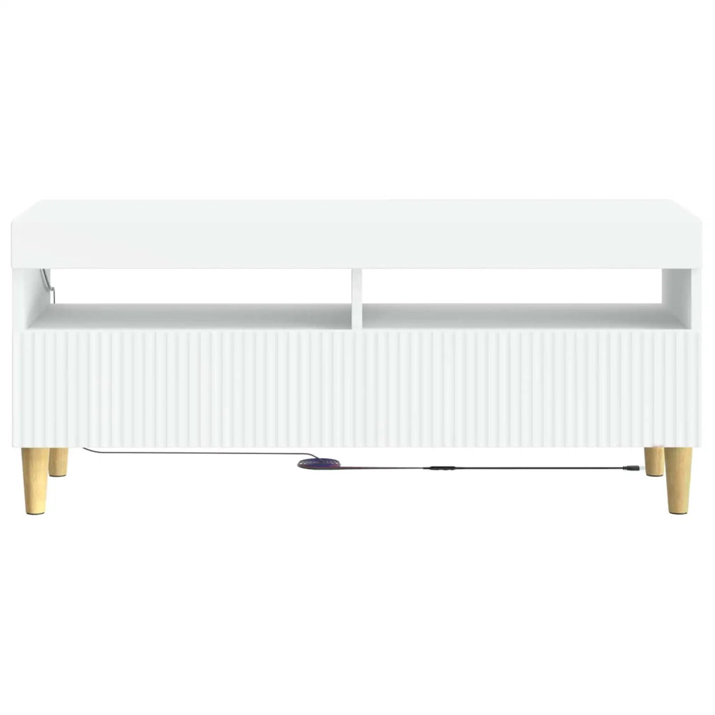 Mobile TV LED ARNHEM 100 x 35 x 43 cm Bianco 896765
