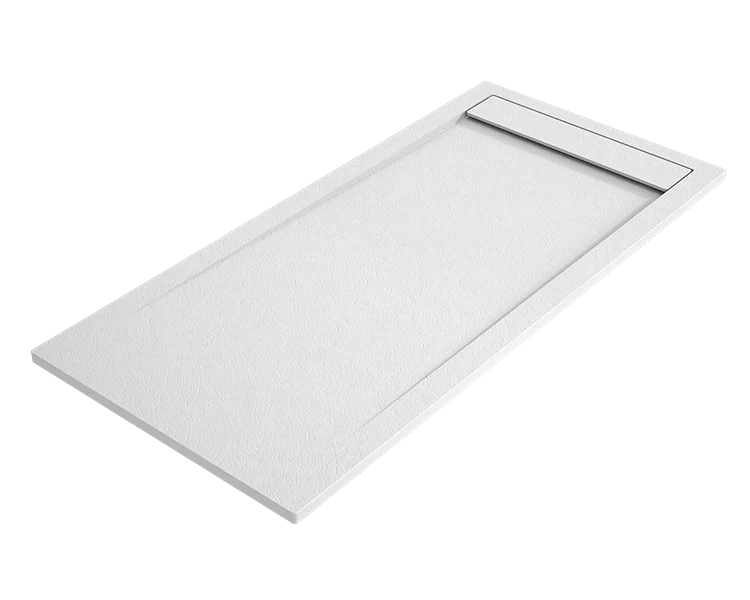 Piatto doccia AMBAR 80x170 cm Bianco griglia Bianco