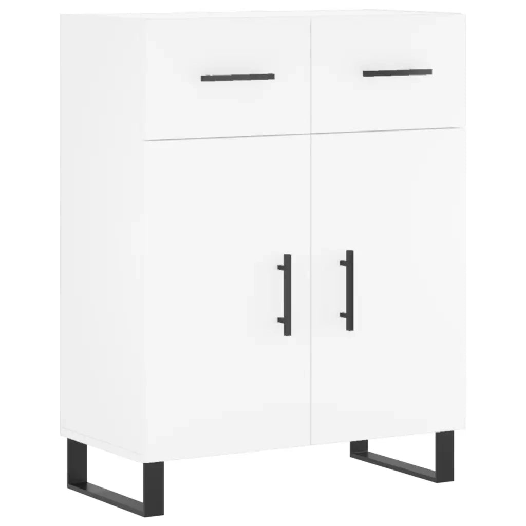 Credenza Bianca 69,5x34x180 cm in Legno Multistrato 3199897