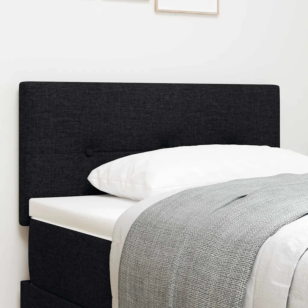 Testiera-Testata-Testiera Decorativa Nero 90 cm Tessuto