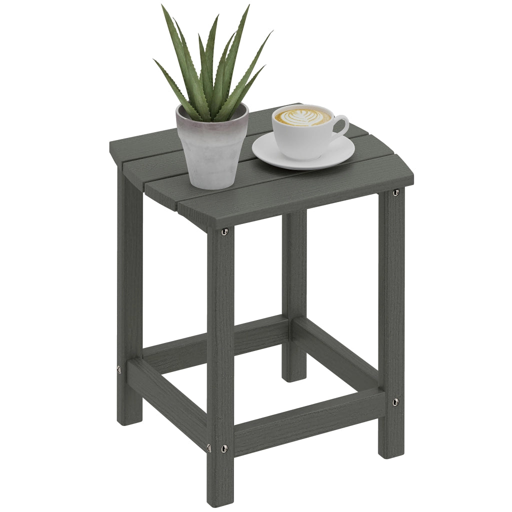 Tavolo da giardino pieghevole ¨C Minimal ¨C 48x37x46 cm grigio