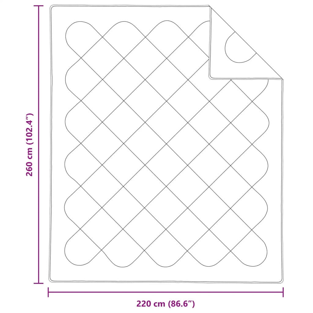 Piumone con cuscino 3 pcs Bianco Microfibra 3377472
