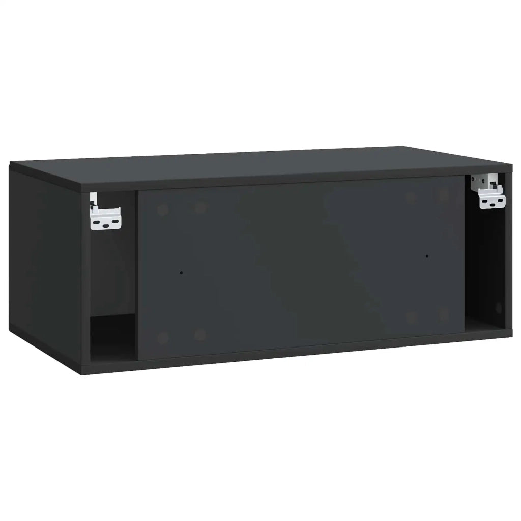 Mobile Porta TV da Muro Nero 78,5 x 41 x 30 cm 899026