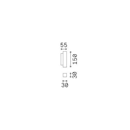 Applique Collezione LOOK LED 9W Luce Naturale Bianca Dimmerabile Ideal Lux