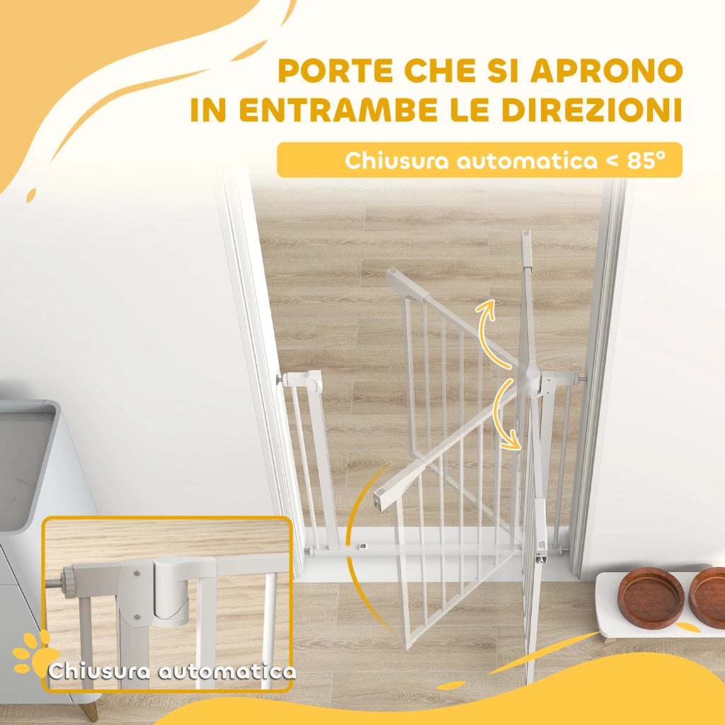 Cancellino di Sicurezza per Bambini e Animali ¨C Minimal ¨C Bianco 76x81 cm