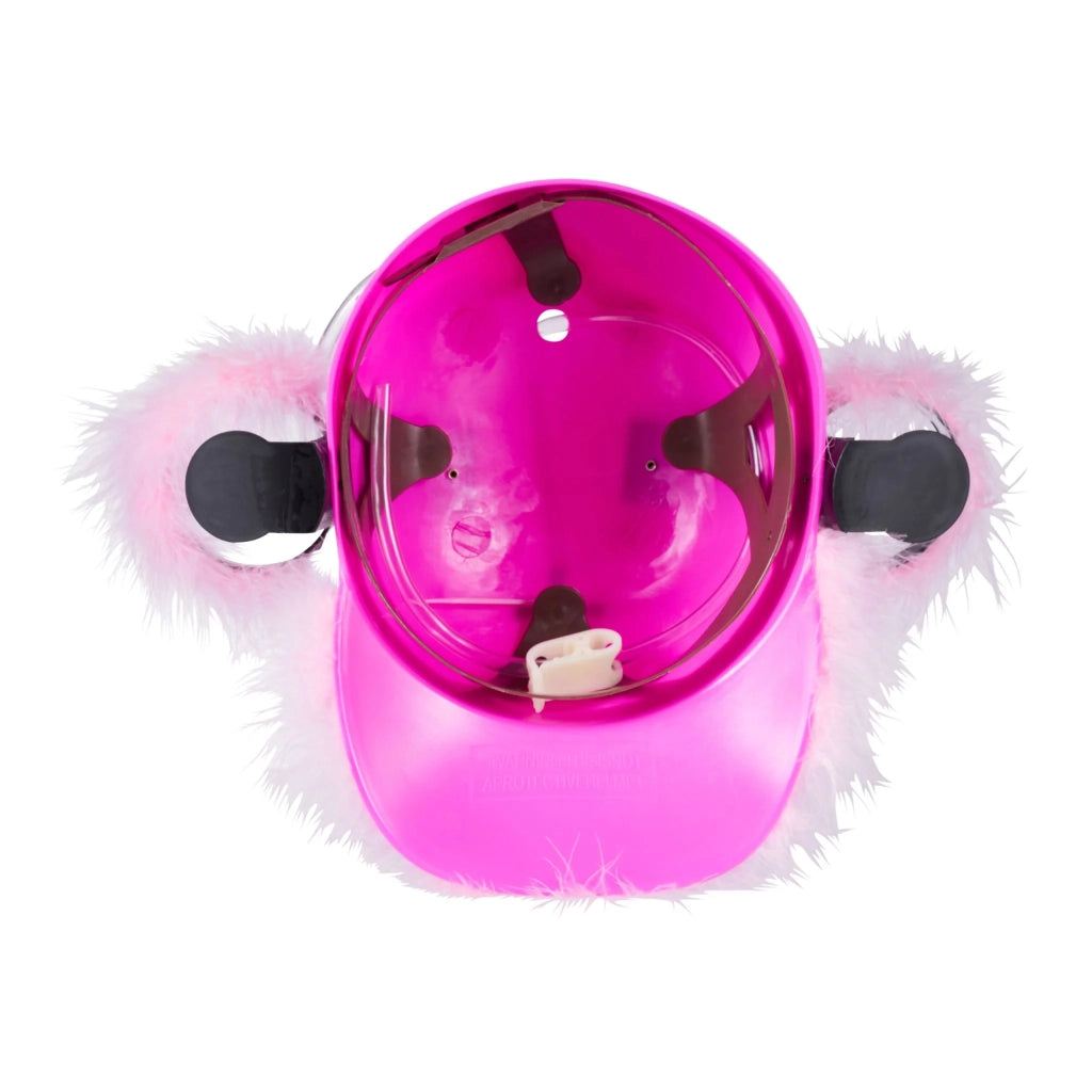 Elmetto porta bevande con 2 portabevande festa 13 x 32 x 28 cm in plastica fucsia 13_0003943
