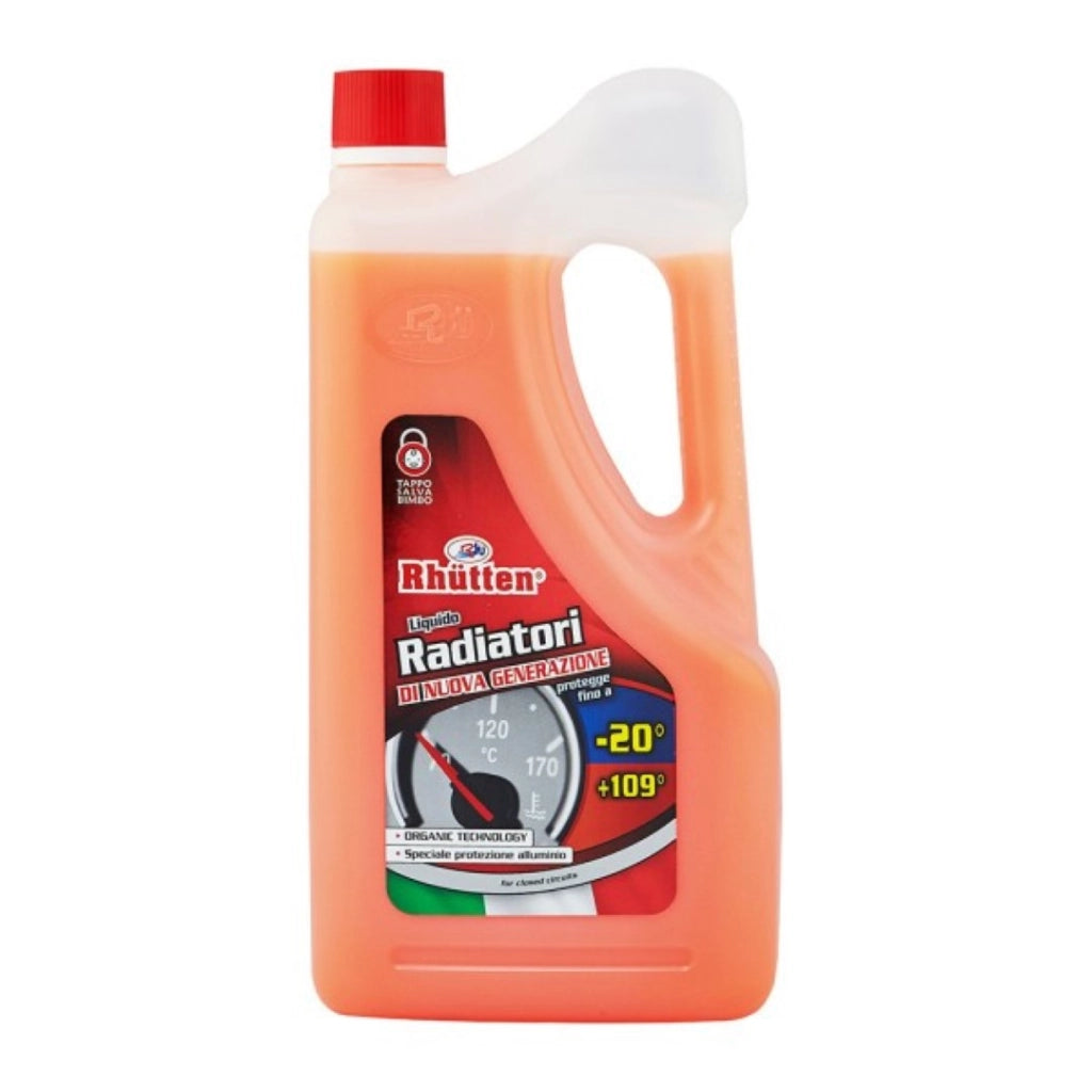 Liquido Radiatori Rosso -20C 2 Litri Rhutten - Rhutten