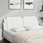 Coussin de tête de lit Zadar blanc 160 cm similicuir