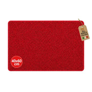 Akitaink Tappeto Multiuso in Microfibra 40x60 cm Rosso