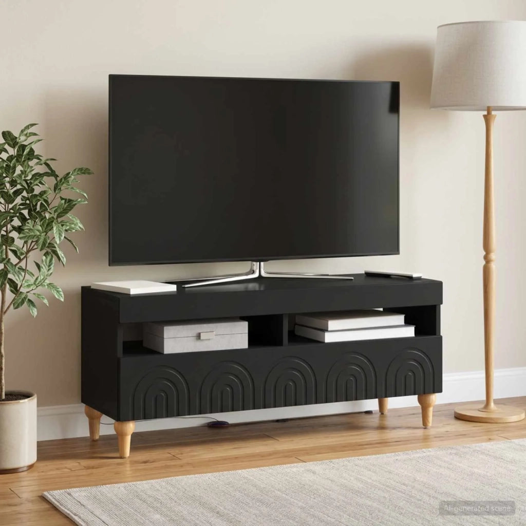 Mobile TV LED ALKMAAR 100 x 35 x 43 cm Nero 896326