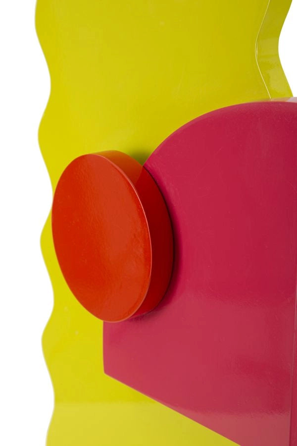 Lampada da Tavolo Color 30x30x60,5 cm in MDF e Ferro e Tessuto Multicolor