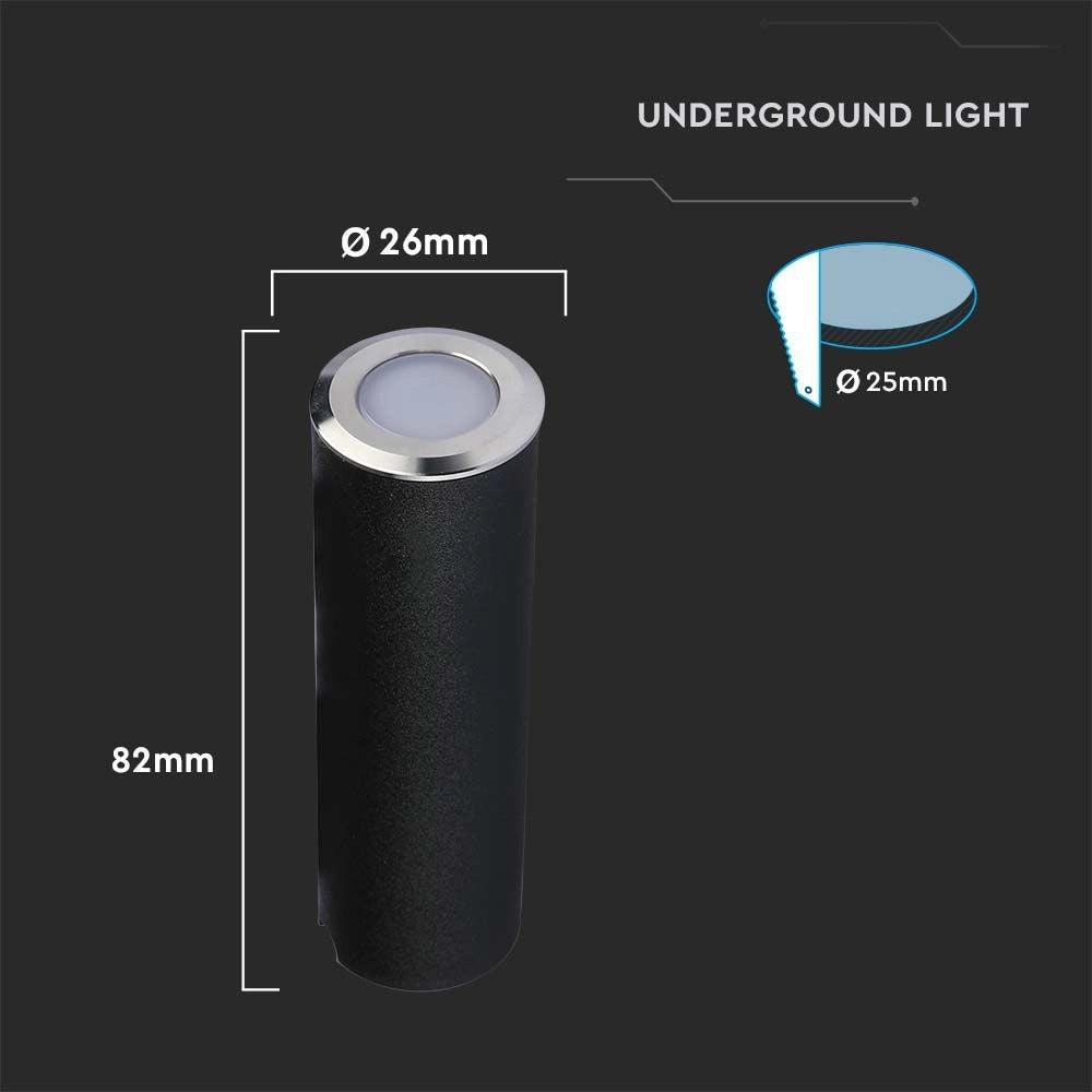 Luce LED per Scale 0.5W Argento 3000K 50lm – V-TAC – VT-1141-N