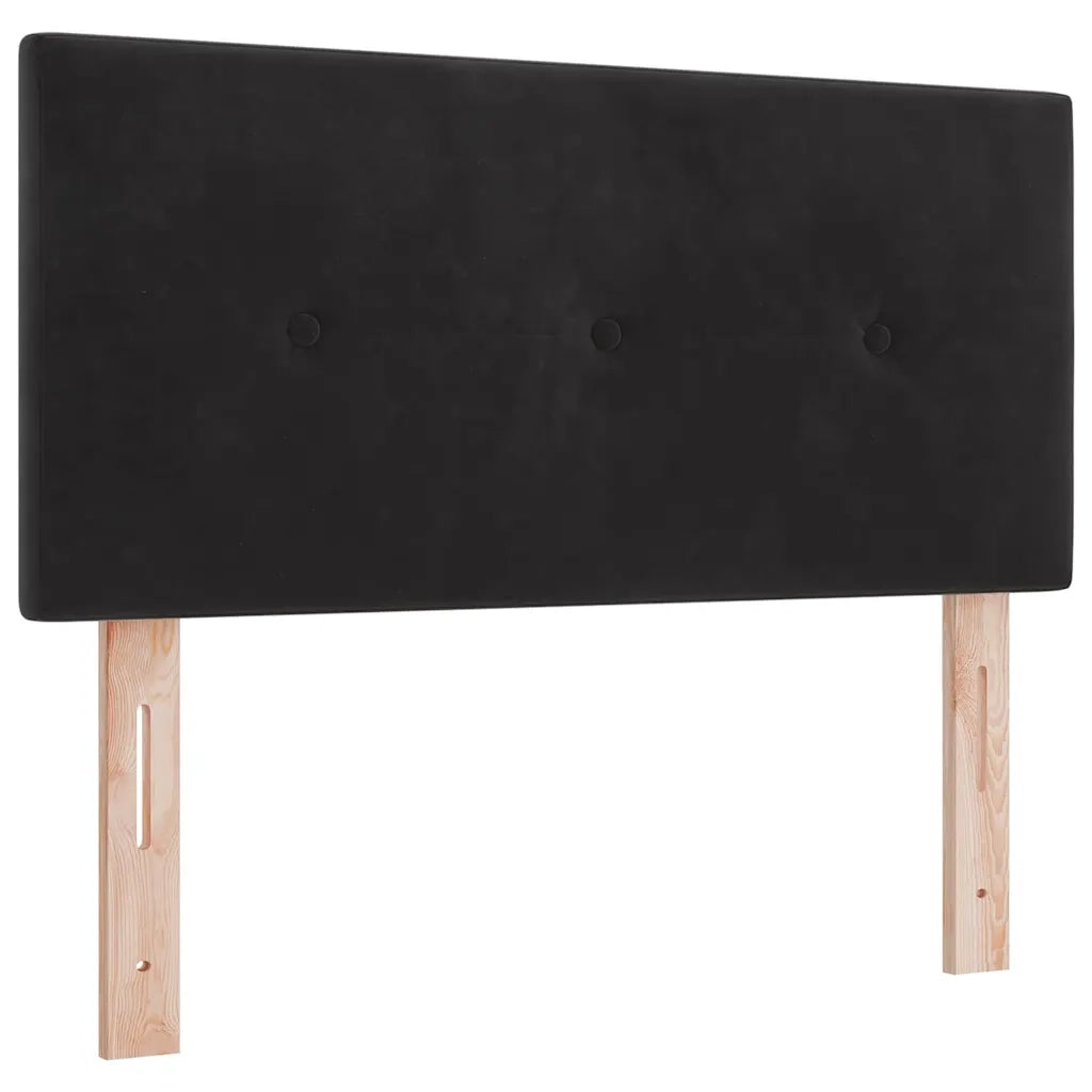 Testiera | Testata Nero 100 cm Velluto
