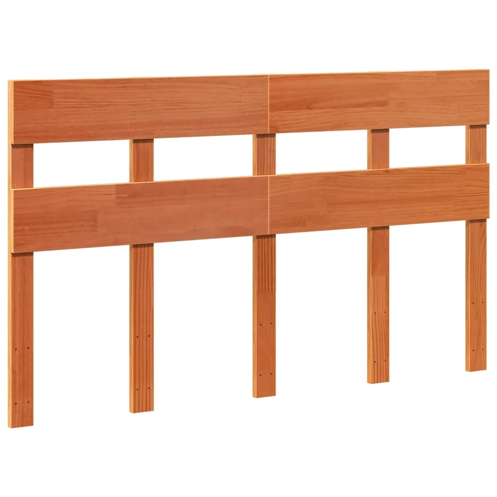 Letto senza Materasso-Struttura Letto Marrone Cera 160x200 cm in Legno di Pino 476739