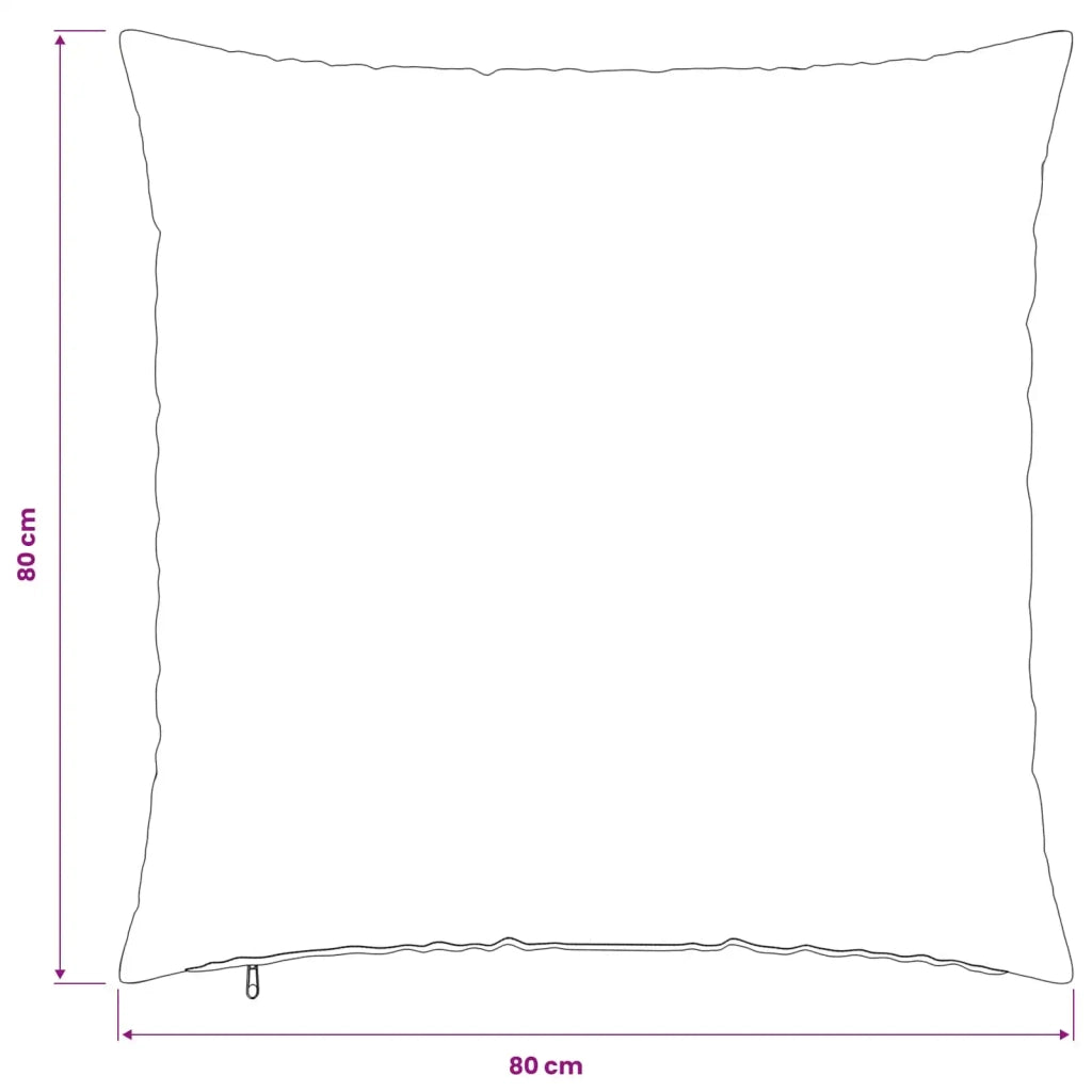 Federa 2 pcs HEERLEN Rosa 80 x 80 cm Velluto 913529