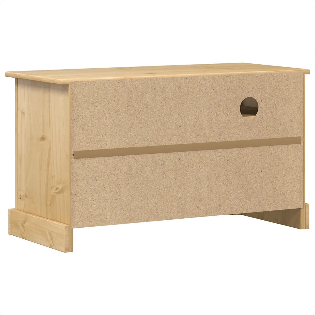 Mobile Porta TV-Mobile per TV-Credenza TV Corona 100x45x58 cm in Legno Massello di Pino
