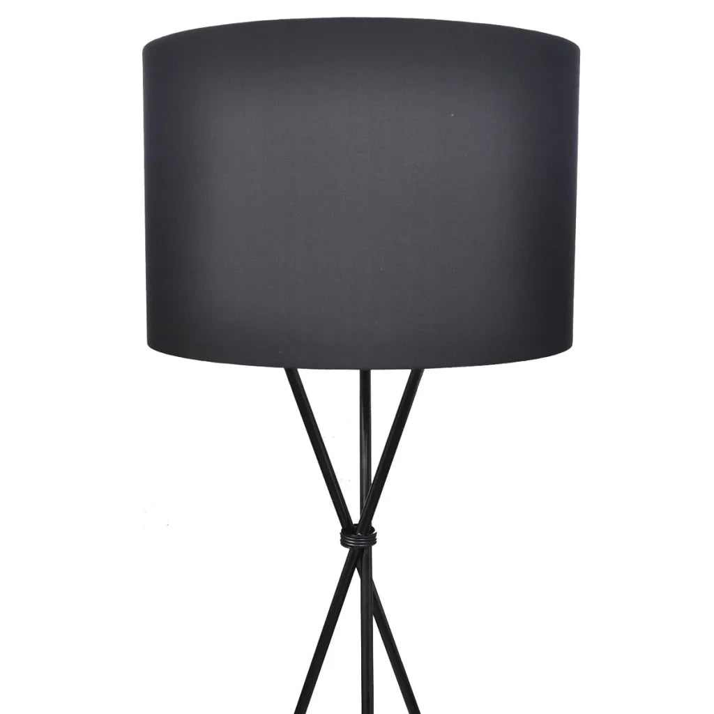 Lampada da Pavimento con Supporto Nero 139 cm 275408
