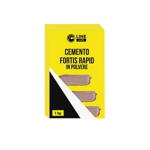 C CEMENTO IN POLVERE RAPIDO 1 KG GRIGIO FORTIS-RAPID- C LINE CRAFT- 12,0 pz