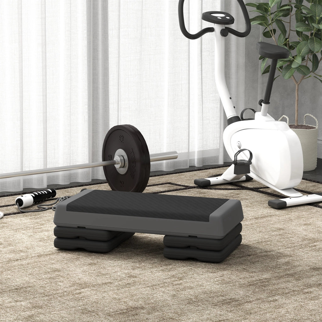 Stepper Fitness Aerobico ¨C Xylo ¨C 3 Livelli Regolabili 10,5/15,5/20,5 cm, Antiscivolo, 250 kg