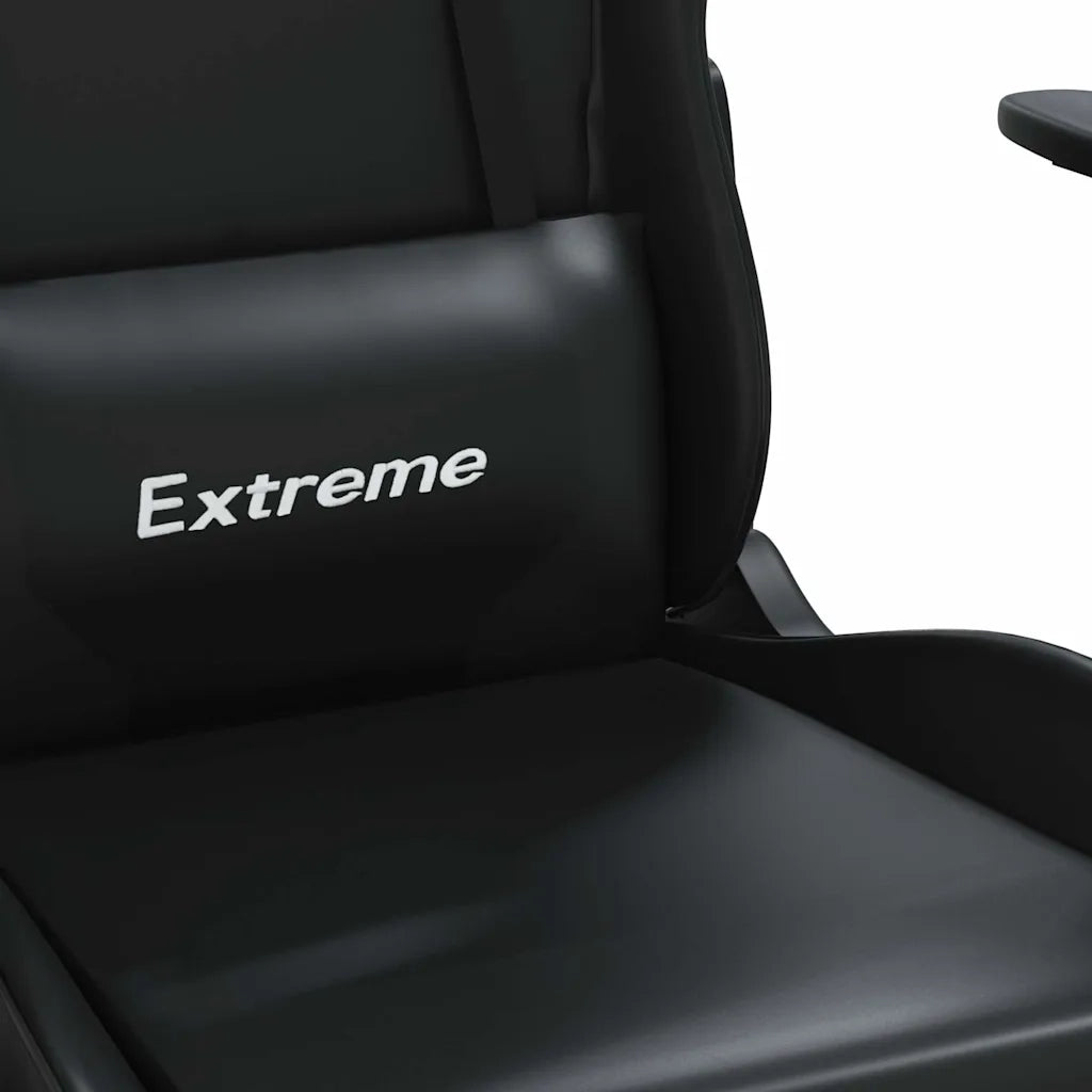 Sedia da Gaming Massaggiante Nera in Similpelle 345453