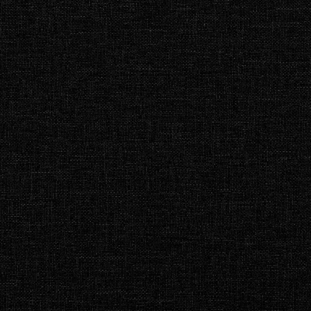 Coussin de tête de lit Hanko noir 100 cm tissu