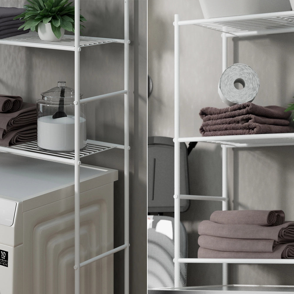 Vicco Mensola per lavatrice Bianco 66 x 162 cm